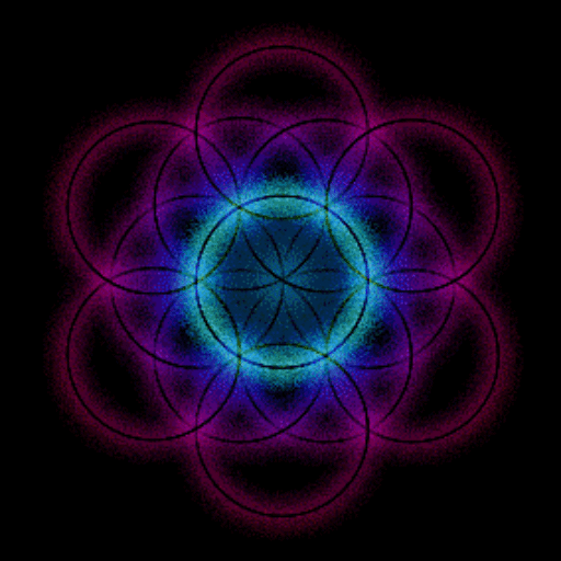 Logo - Internships.School website - Based on Sacred geometry of interlocking circles